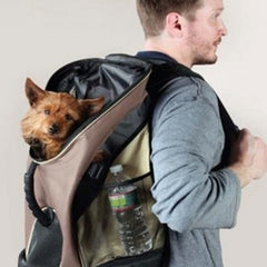 Outdoor Backpack Pet Carrier with Mesh Windows